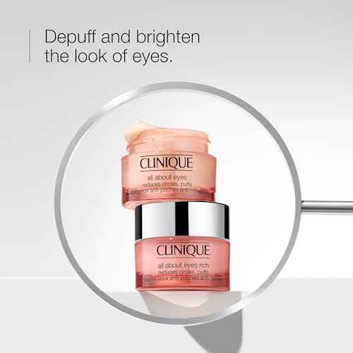 Clinique All About Eyes Lightweight Eye Cream With Vitamin C | Hydrating, Brightening, Depuffing + Dark Circle Reducing