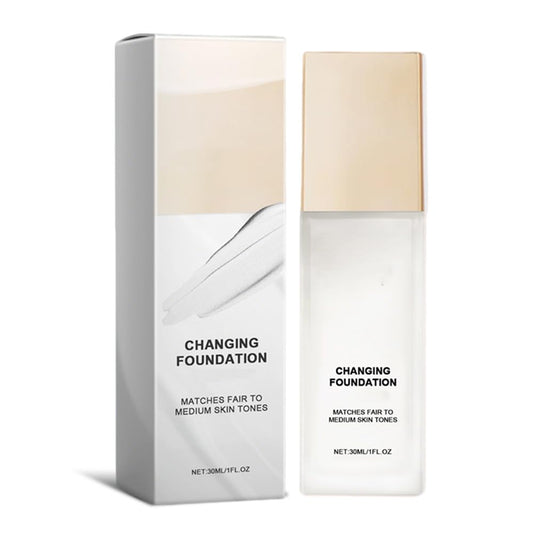 Skiennix Color Changing Foundation - Hydrating, Lightweight Liquid for Mature Skin | Natural Coverage for All Tones