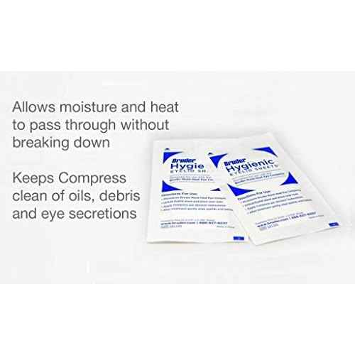 Bruder Hygienic Eyelid Micro Fine Individually Wrapped Untreated Sheets 35 Count Box