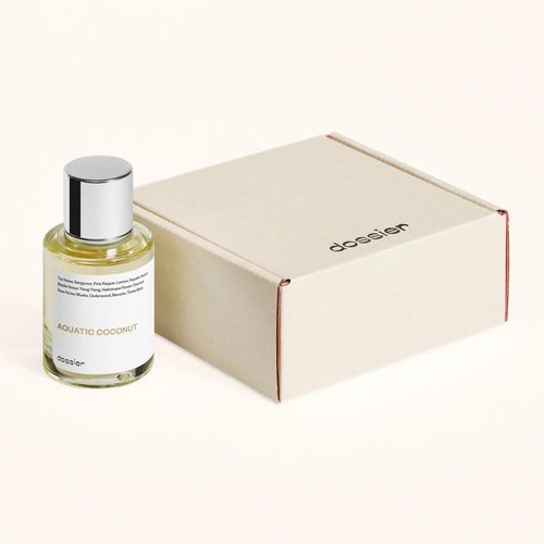 Dossier Aquatic Coconut Fragrance - Inspired by Maison Margiela's Replica Beach Walk | Fresh & Tropical Scent