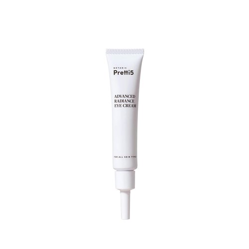 Pretti5 Advanced Radiance Eye Cream - Reduces Puffiness & Dark Circles | Vegan & Sensitive Skin Safe, 12g