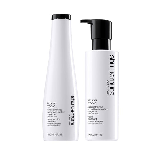 Shu Uemura Izumi Tonic Shampoo & Conditioner Set - Strengthens, Hydrates & Adds Shine with Japanese Rice Water for All Hair Types