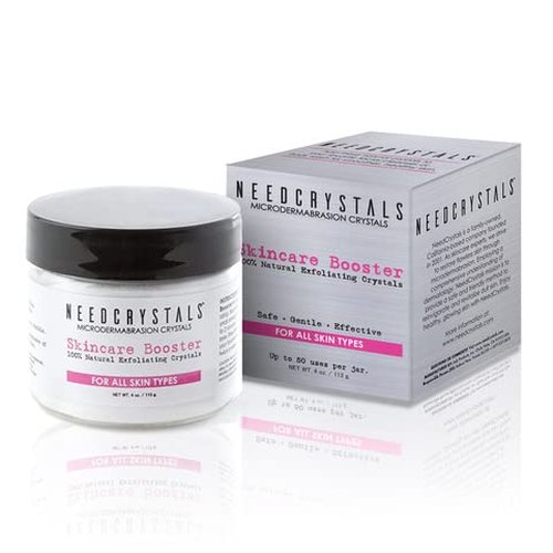 NeedCrystals Microdermabrasion Crystals - Natural Facial Scrub for Dull Skin | 4 oz Exfoliator for Scars & Wrinkles
