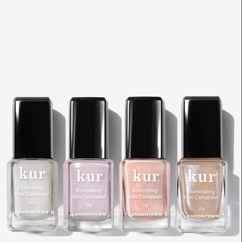 LONDONTOWN Illuminating Nail Concealer - Sheer Brightening Polish & Strengthener for Discolored Nails | 21+ Free, 0.4 Fl Oz