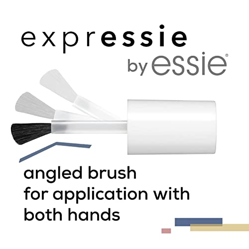 essie Expressie Nail Polish, Quick-Dry Light Pastel Peach Nail Polish, Vegan, All Things OOO, 0.33 fl oz
