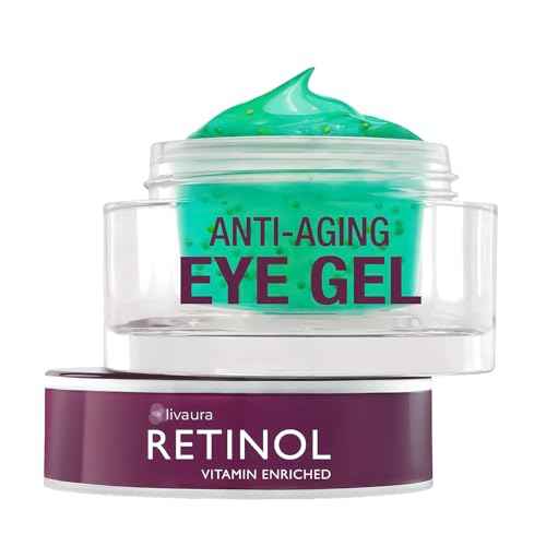 LIVAURA Retinol Vitamin A Eye Gel ? Anti-Wrinkle Treatment Minimizes Signs of Aging, Dark Circles Around Eyes ? Extra Boost of Retinol From Micro-Beads Restores Tone & Elasticity to Eye Area
