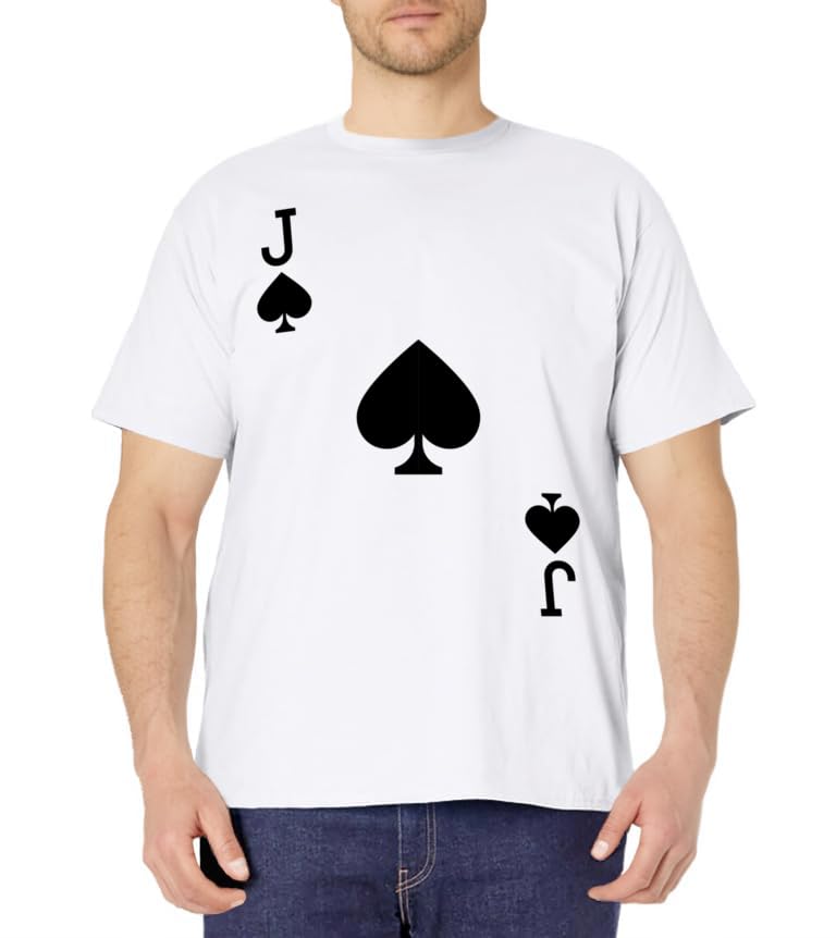 Jack of Spades Costume T-Shirt Halloween Deck of Cards