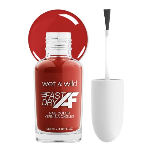 wet n wild Fast Dry AF Nail Polish, Quick 40 Second Dry Time, Long Lasting High-Shine - Sin-derella