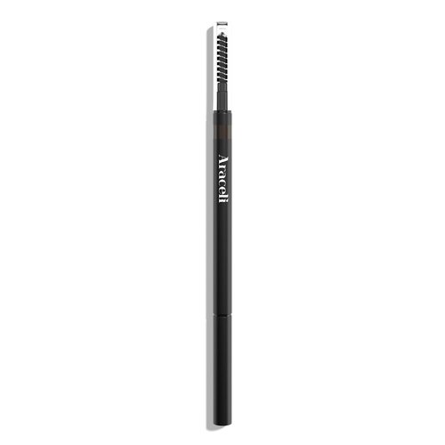 Araceli Beauty Eyebrow Pencil - Ultra-Slim Precision Tip & Spoolie for Long-Lasting, Water-Resistant Brows | Dark Brown