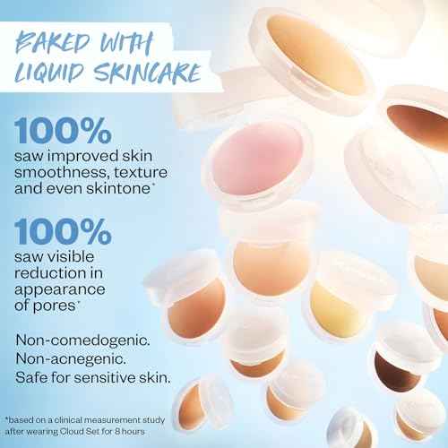 Kosas Cloud Set Face Setting Powder - Smoothing Shine Control, Soft, Sheer Translucent Makeup Finish, Portable & Long-Lasting Loose Pressed Baking Powder - Feathery (Sheer Light Medium)