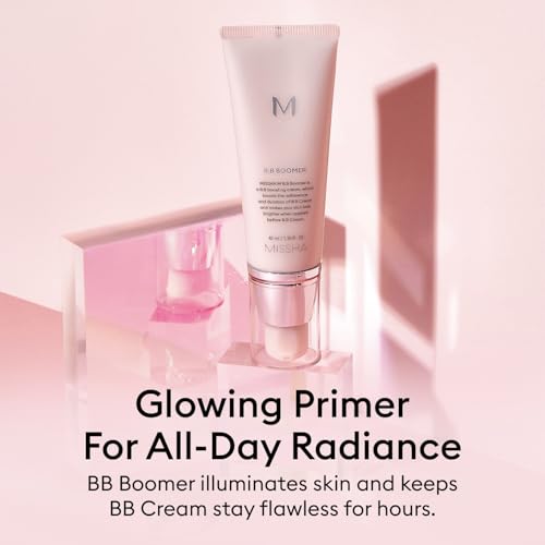 MISSHA BB ESSENTIALS KIT M PERFECT COVER BB CREAM No.21 Light Beige - Light with Cool Undertone/SPF 42 PA+++ 1.69 oz & M BB Boomer 1.35 oz -Lightweight, Multi-Function, High Coverage