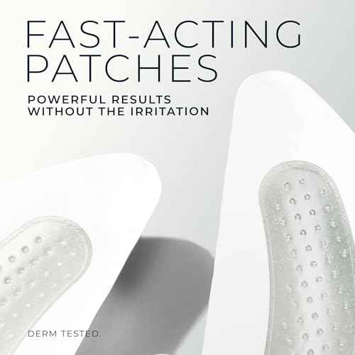 RoC Retinol Correxion Deep Wrinkle Non-Invasive Targeted Patches with Hyaluronic Acid + Firming Peptides for Forehead, 11 Lines, Crow¡¯s Feet and Laugh Lines, (6 Patches) with Retinol Eye Packette