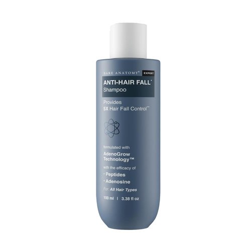 Bare Anatomy Anti Hair Fall Shampoo | 5x Hair Fall Control & Growth | Contains Biotin Adenosine, & Peptides | For All Hair Types | For Women & Men | 100ml