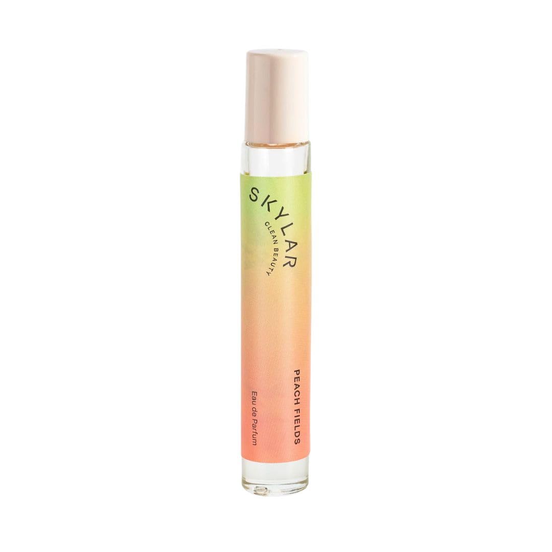 Skylar Peach Fields Eau de Parfum - Hypoallergenic Vegan Perfume for Sensitive Skin - 10mL Sweet Citrus Fragrance