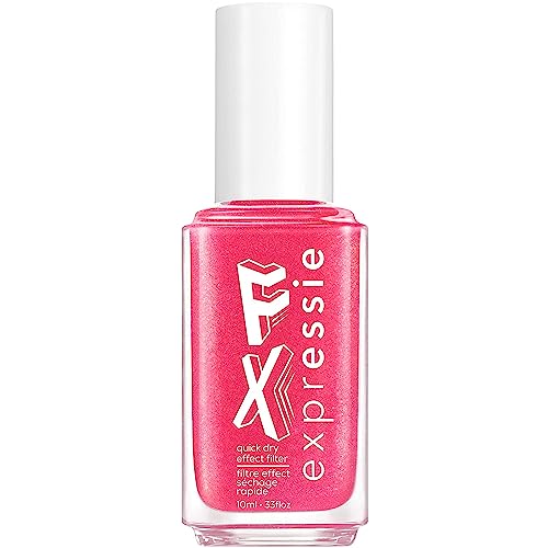 essie Expressie Nail Polish, Quick-Dry Light Pastel Peach Nail Polish, Vegan, All Things OOO, 0.33 fl oz