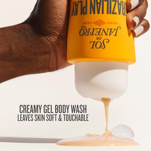 Sol de Janeiro Brazilian Play Moisturizing Shower Cream Gel Body Wash - 1L Jumbo Size with Pump