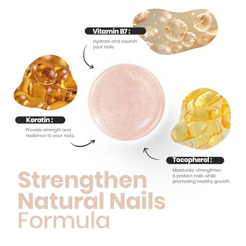 Beetles 2 in 1 Nail Strengthener Polish 1Pcs 15ml Pearl White Nail Polish-Fast Drying & Long Lasting Nail Polish Pearlescent Sheen Nail Lacquer Shimmer Art Effect for Nail Salon-Quality Results