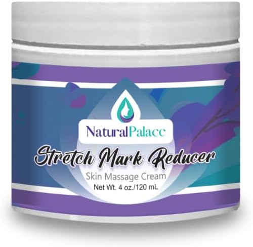 Skiennix Stretch Mark Reducer Cream - Vegan Aloe & Collagen Formula for Sensitive Skin (4oz)