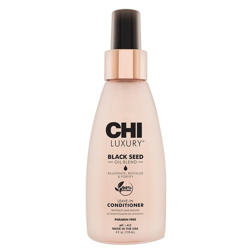 CHI Luxury Black Seed Oil Leave-In Conditioner - Moisturizing Hair Treatment, Thermal Protection, 4 Oz