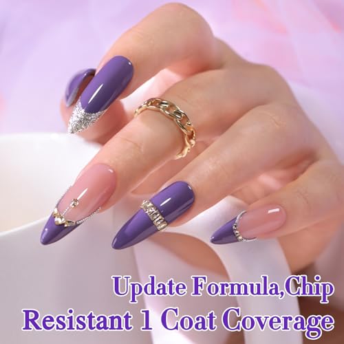 Double Rhythm Gel Polish 15ML Jelly Sheer Pastel Light Milky Color Pearl White Bottle 1 PC 0.5 OZ Full Size Nail Art Salon at Home (Pale Pink-D1470)