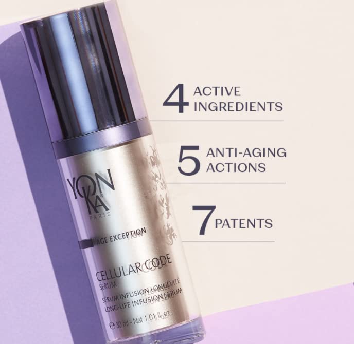 Yonka Cellular Code Serum - Anti-Aging Face Serum for Firm Skin & Reduced Wrinkles | Paraben-Free | 1.01 fl oz