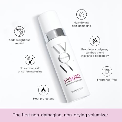 COLOR WOW Xtra Large Bombshell Volumizer, 1.67 fl oz – New Alcohol-Free Technology for Lasting Volume and Thickness