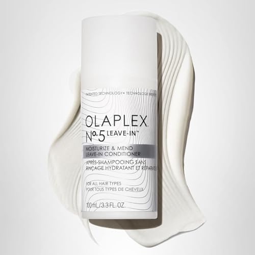 Olaplex Nº.5 Leave-In Conditioner: Moisturizes & Mends Split Ends | Reduces Breakage & Repairs, Protects Damaged Hair | For Coily, Curly, Straight, and Wavy, Stocking Stuffers, 100 mL / 3.3 Fl. Oz.
