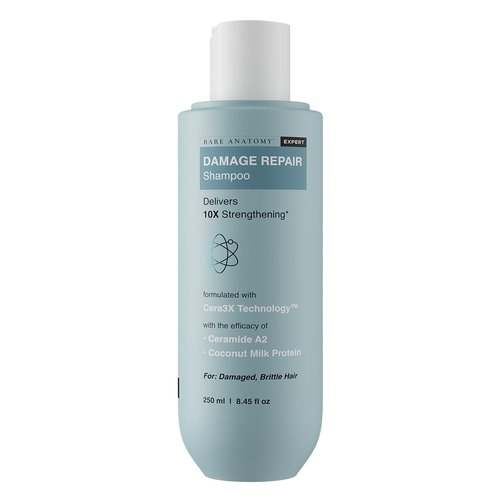 Bare Anatomy Damage Repair Shampoo - Paraben & Sulphate Free | Ideal for All Hair Types | 250 ml