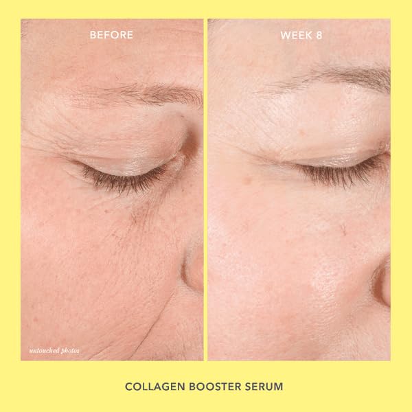 Beekman 1802 Collagen Booster Face Serum - Peptide & CoQ10 Formula for Firmness & Elasticity | Fragrance-Free, 0.5 fl oz