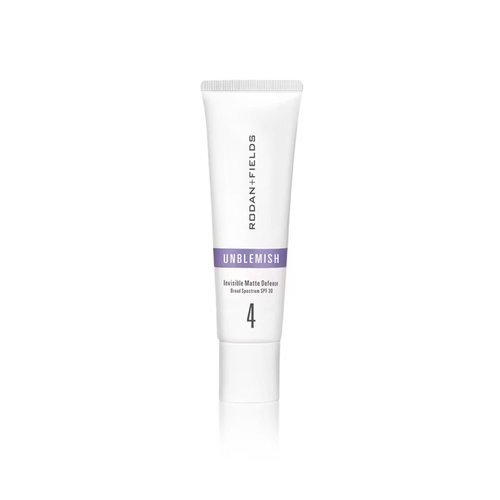Rodan + Fields UNBLEMISH Invisible Matte Defense SPF 30 - Broad Spectrum Sunscreen Moisturizer for Face & Neck