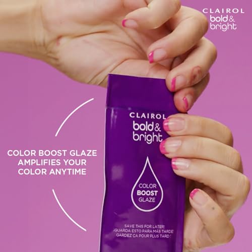 Clairol Bold & Bright Permanent Hair Dye, V3 Intense Passion Plum Hair Color, Pack of 1
