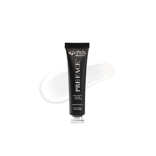 Woosh Beauty Pre•Face Primer - Hydrating, Long-Lasting Vegan Formula | Pore Minimizer, 15 ml Travel Size