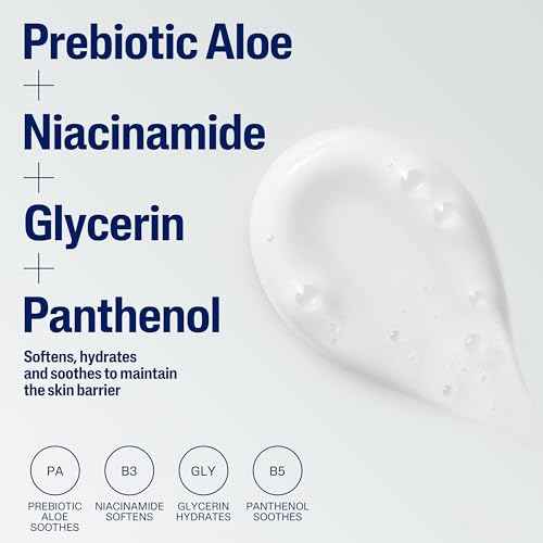 Cetaphil Cream to Foam Face Wash, Hydrating Foaming Cream Cleanser, 16 oz, For Normal to Dry, Sensitive Skin, with Soothing Prebiotic Aloe, Hypoallergenic, Fragrance Free