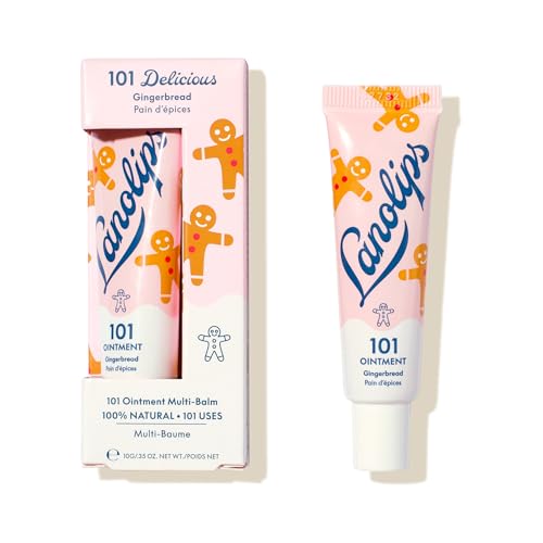 Lanolin 101 Multipurpose Ointment - Lanolin Lip Balm & Healing Ointment for Skin Barrier Repair - Moisturizer for Dry Lips, Cuticles & Elbows - No Petroleum Formula - Banana Cream Pie (0.35 oz)