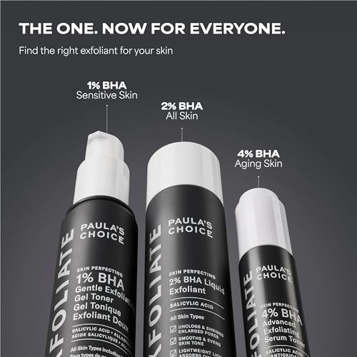 Paulas Choice--SKIN PERFECTING 2% BHA Liquid Salicylic Acid Exfoliant--Facial Exfoliant for Blackheads, Enlarged Pores, Wrinkles & Fine Lines, 4 oz Bottle