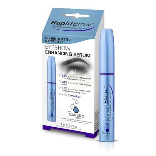RAPIDBROW Eyebrow Enhancing Serum, 3ml /0.1 Fluid Ounce clear