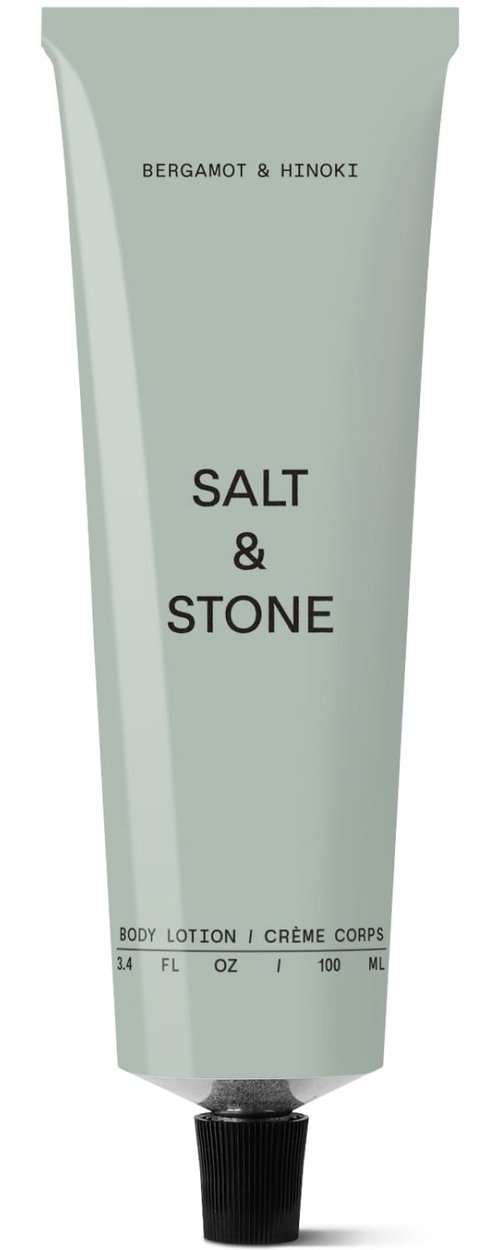 Salt & Stone Body Lotion for Women & Men | Bergamot & Hinoki | Hydrates, Nourishes & Softens Skin | Restores Dry Skin | Fast-Absorbing | Cruelty-Free & Vegan | 3.4 fl oz
