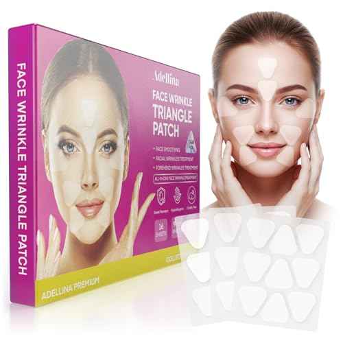 New Anti Facial Wrinkle Patches: Anti Wrinkle Patches Overnight - Smile Line Pathces - Facial Wrinkle Patche for Forehead, Smile Line, Under Eye 144 Pcsx 1Pack