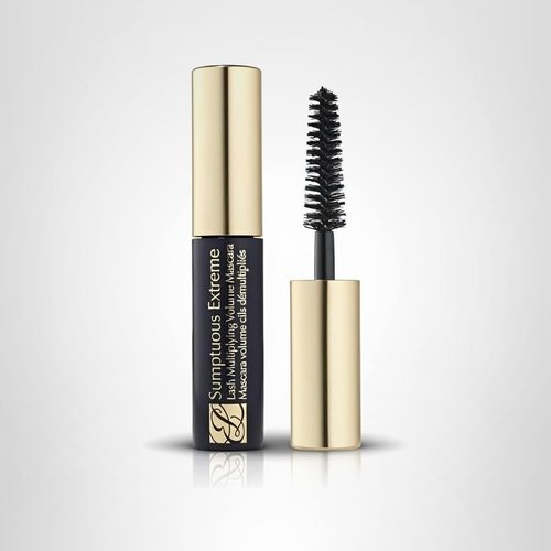 Estée Lauder Sumptuous Extreme Lash Multiplying Volume and Length Mascara | 01 Extreme Black, Travel Size, 0.09 Fl Oz