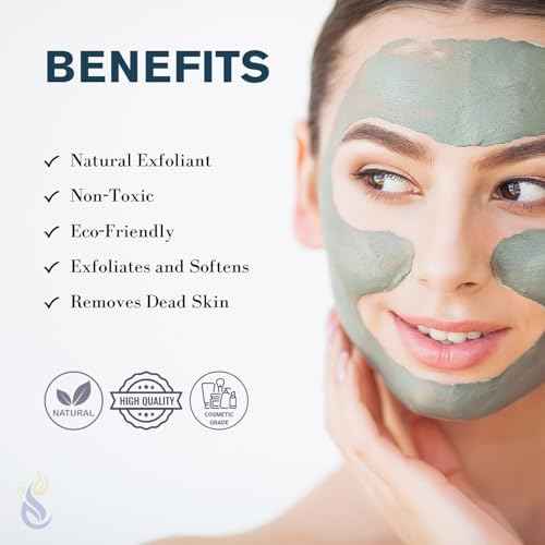 ClearLee Cosmetic Grade Pumice - 100% Pure Natural Grain/Powder - Great For Skin Exfoliation in DIY Soaps, Masks, Scrubs for Face, Body, Foot (8oz, Fine Grain)