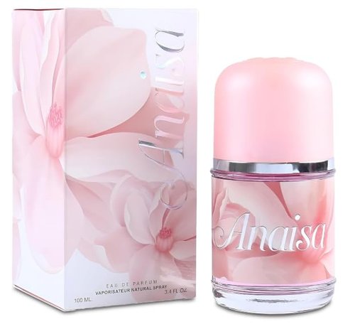 Anaisa Eau De Parfum - Women's Floral Sweet Fragrance in Elegant Pink Glass Bottle | 3.4 Fl Oz (100ML)