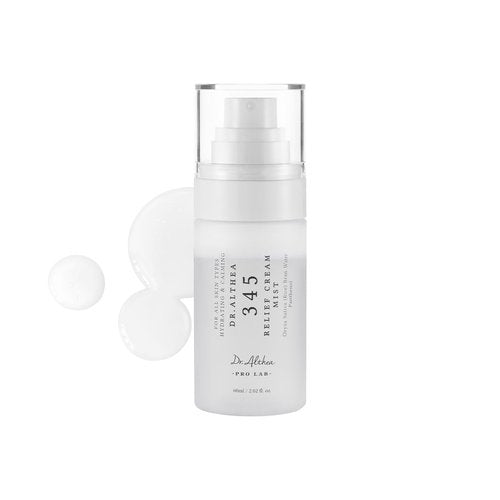 Dr.Althea 345 Relief Cream Mist | Hydrating Facial Mist with Rice Extract | Soothing Care for Sensitive Skin | Vegan Korean Skincare, 2.02 Fl Oz