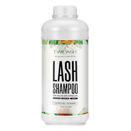 Lash Shampoo Bulk, Eyelash Cleanser for Extensions 600ml - Eyelid Foaming Cleanser for Professional Salon and Home Use