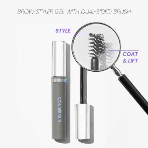 Wonderskin Wonder Blading Brow Stain & Go Masque - Long Lasting Eye Brow Tint, Transfer Proof and Smudge Proof Eyebrow Tint Stain (Blonde)