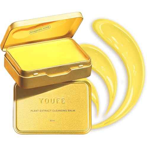 Vitamin E Cleansing Balm (3oz) ? Removes Waterproof Makeup & SPF, Hydrating, No Double Cleanse, Korean Oil-Based, Vegan, Travel-Friendly Tin with Magnetic Spatula, For All Skin Types