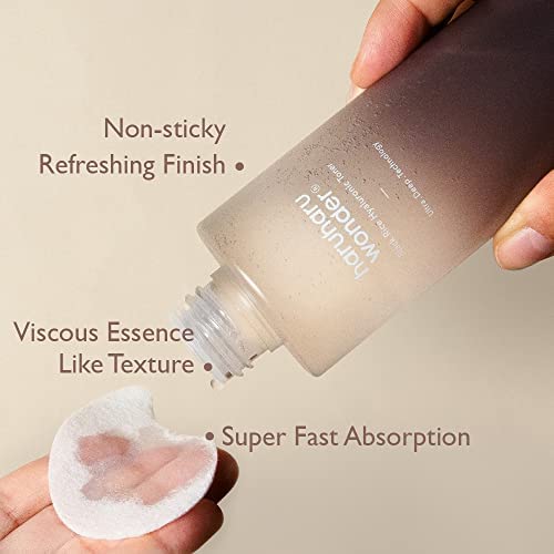 Haruharu Wonder Black Rice Hyaluronic Toner 5.1 fl.oz / 150ml | Face Moisturizer, Facial Toner for All Skin Types | Vegan, Cruelty Free, EWG-Green