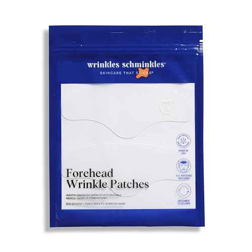 Wrinkles Schminkles Forehead Wrinkle Patches - Reusable Silicone Smoothing Pads for Brow Lift, Wrinkle Smoothers, Reduce Frown Lines & Face Lift (2 Pack)