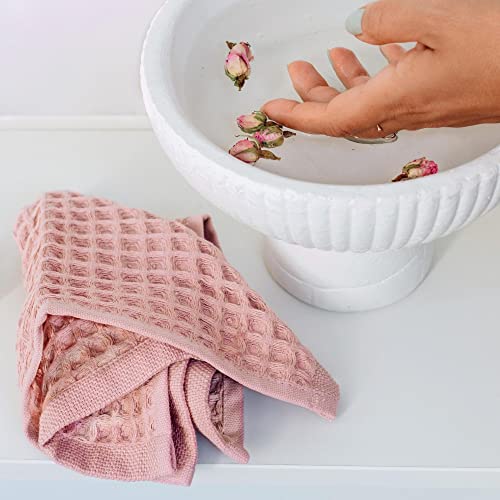 sea me at home Waffle Washcloths Set, 100% Turkish Cotton