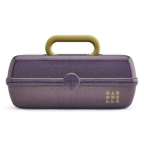 Caboodles Women's Pretty in Petite Cosmetic Case, Wicked Elphaba-Purple Sparkle