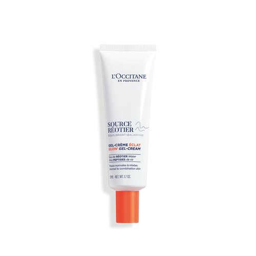 L'OCCITANE Glow Gel-Cream - Visibly Plump Skin with Dewy Finish for Normal to Combination Skin | 1.7 Oz